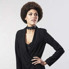 BIJOUX INDISCRETS MAZE - BLACK NECKLACE WITH STRAP - 53Xshop