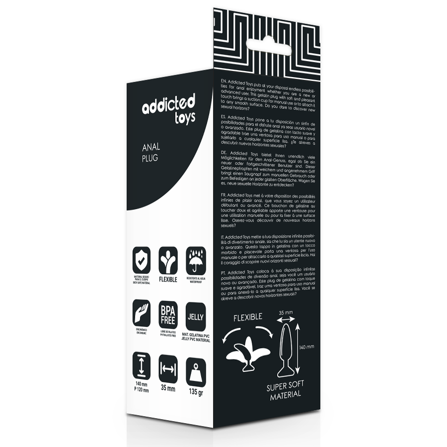 ADDICTED TOYS - ANAL PLUG 13.5 CM - 53Xshop