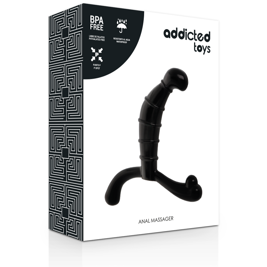 ADDICTED TOYS - PROSTATE ANAL PLEASURE BLACK - 53Xshop