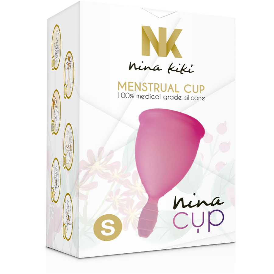NINA KIKÍ - MENSTRUAL CUP PINK - SIZE S - 53Xshop