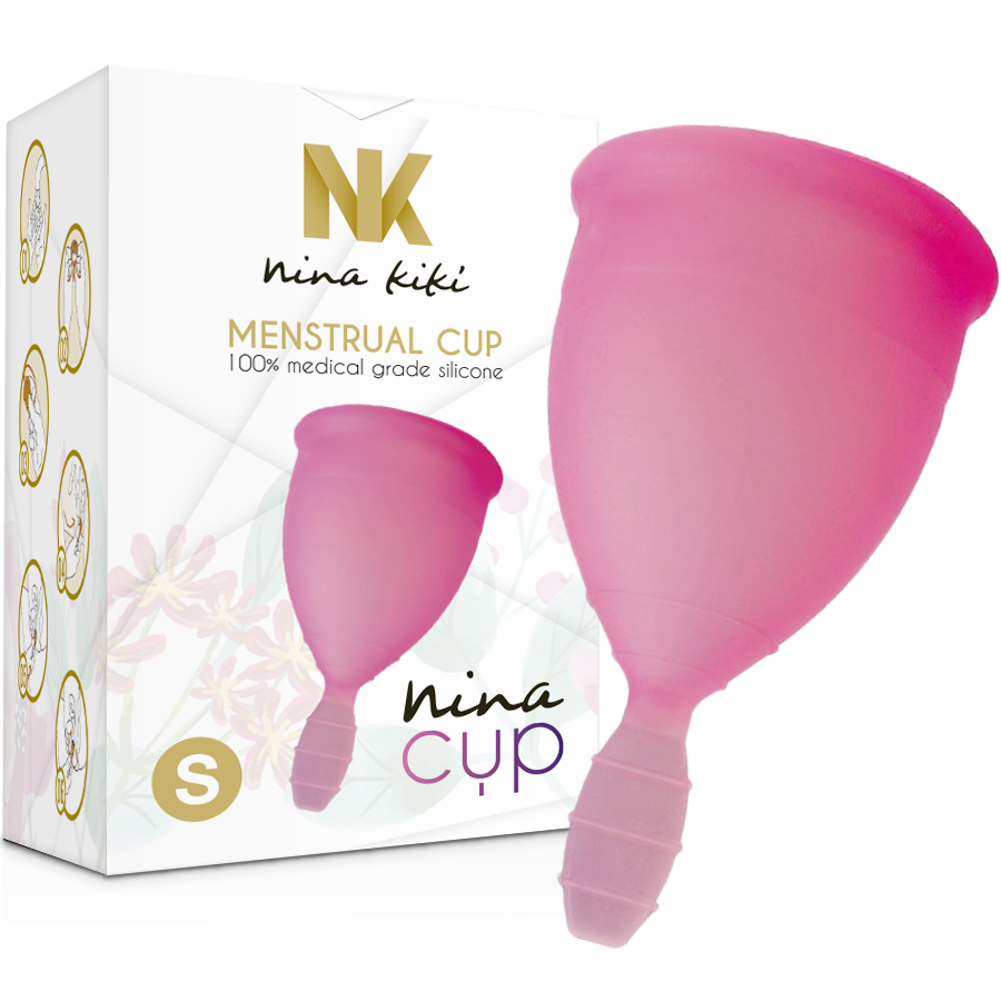 NINA KIKÍ - MENSTRUAL CUP PINK - SIZE S - 53Xshop