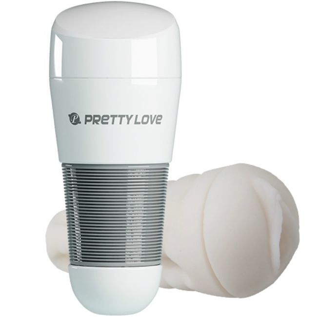 PRETTY LOVE - KITTY WHITE VAGINA MASTURBATOR - 53Xshop