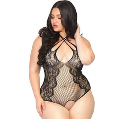 LEG AVENUE - CROTHLESS TEDDY 1X-2X - 53Xshop