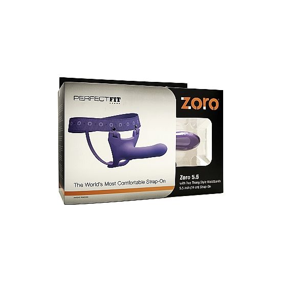 PERFECT FIT BRAND - ZORO STRAP ON 5.5 W WAISTBAND VIOLET - 53Xshop