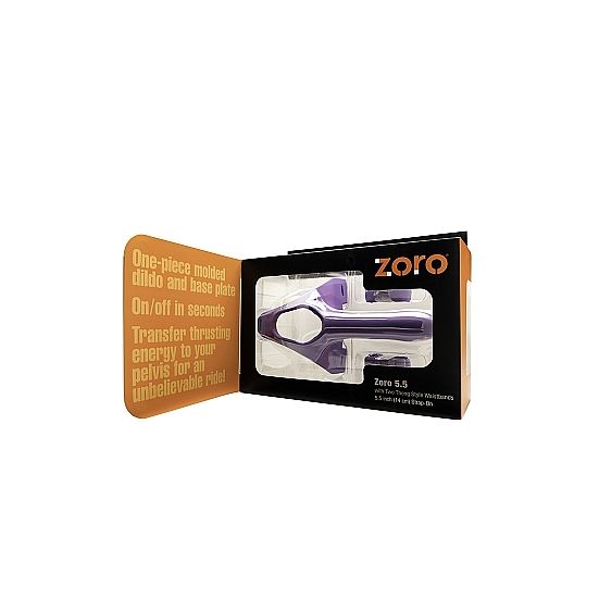 PERFECT FIT BRAND - ZORO STRAP ON 5.5 W WAISTBAND VIOLET - 53Xshop