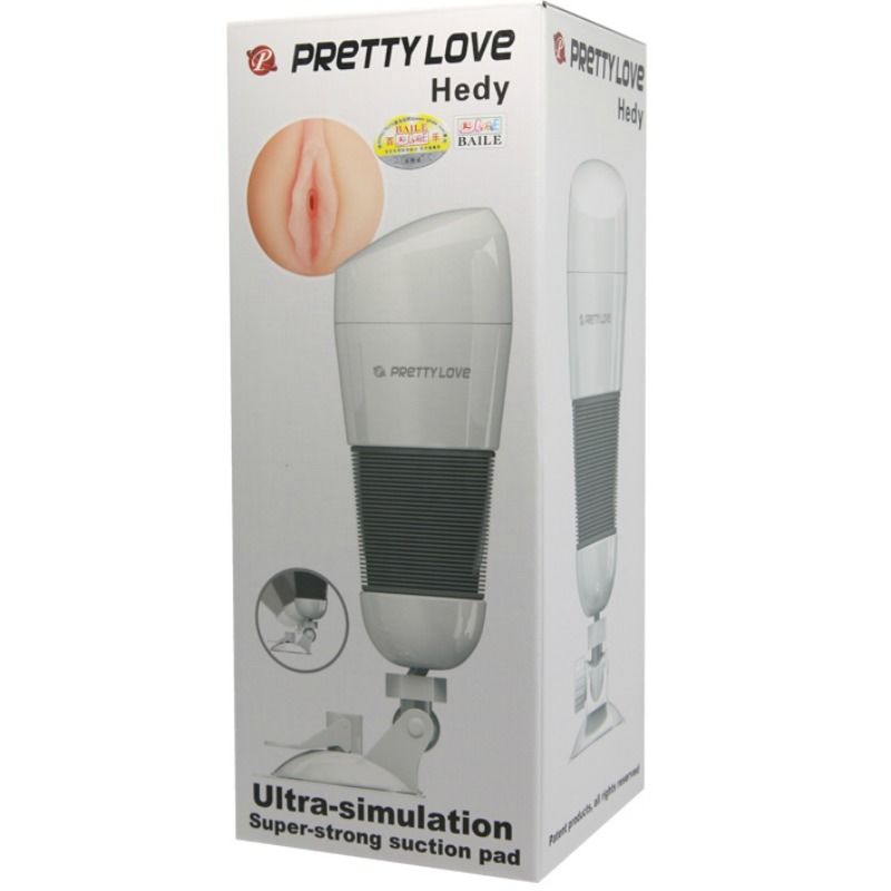 PRETTY LOVE - HEDY WHITE VAGINA MASTURBATOR - 53Xshop