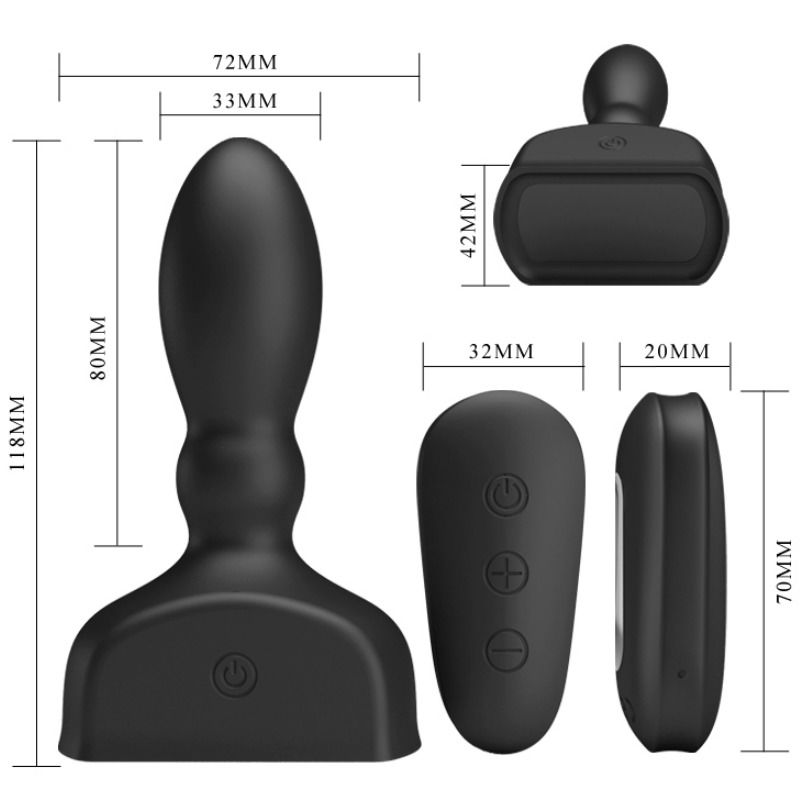 PRETTY LOVE - MARRIEL PROSTATIC VIBRATOR AND INFLATABLE - 53Xshop