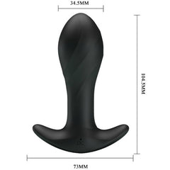 PRETTY LOVE - BLACK ANAL VIBRATOR - 53Xshop