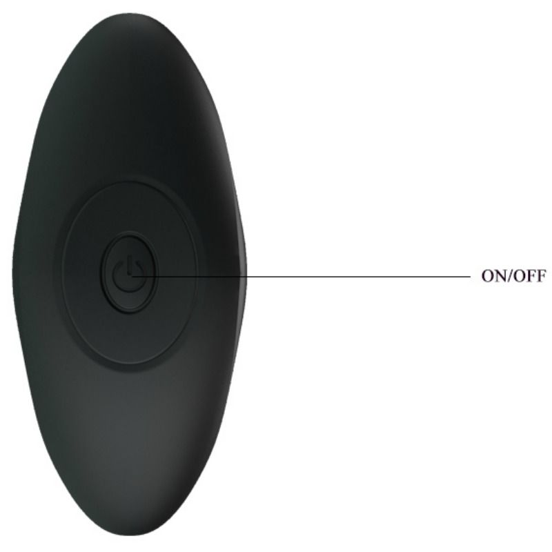 PRETTY LOVE - BLACK ANAL VIBRATOR - 53Xshop