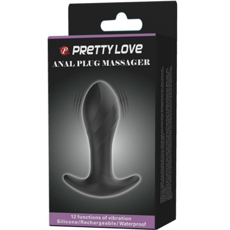 PRETTY LOVE - BLACK ANAL VIBRATOR - 53Xshop