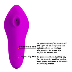 PRETTY LOVE - MAGIC FISH CLITORIS SUCTION STIMULATOR - 53Xshop