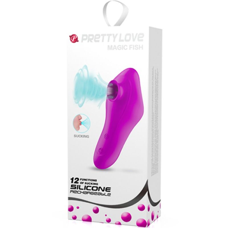 PRETTY LOVE - MAGIC FISH CLITORIS SUCTION STIMULATOR - 53Xshop
