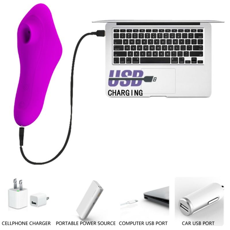 PRETTY LOVE - MAGIC FISH CLITORIS SUCTION STIMULATOR - 53Xshop
