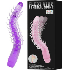 VIBRATING DILDO LILAC 23.5 CM | 53Xshop