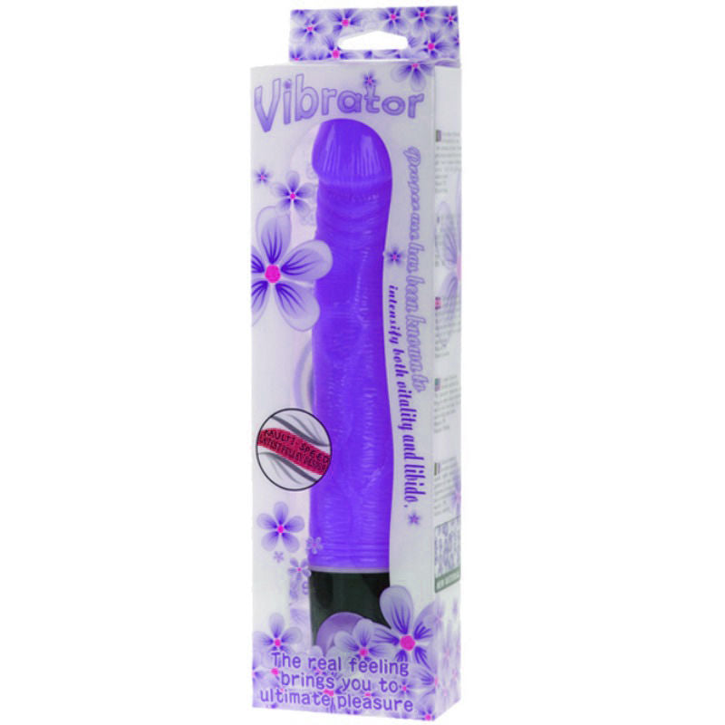 BAILE - VIBRATOR MULTISPEED 21.5 CM PURPLE - 53Xshop
