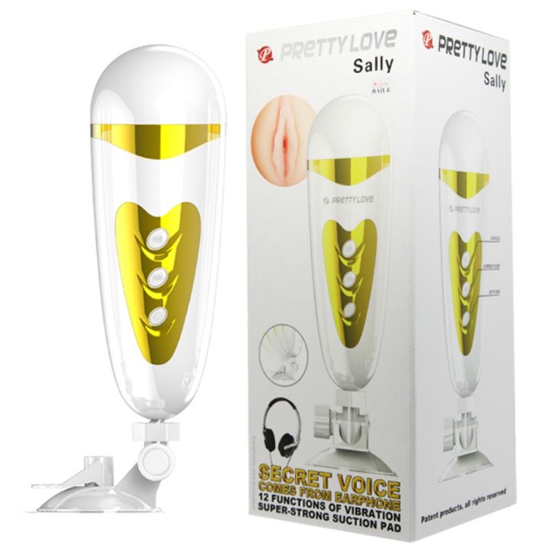PRETTY LOVE - SALLY MASTURBATOR VIBRATION AND SOUND - 53Xshop