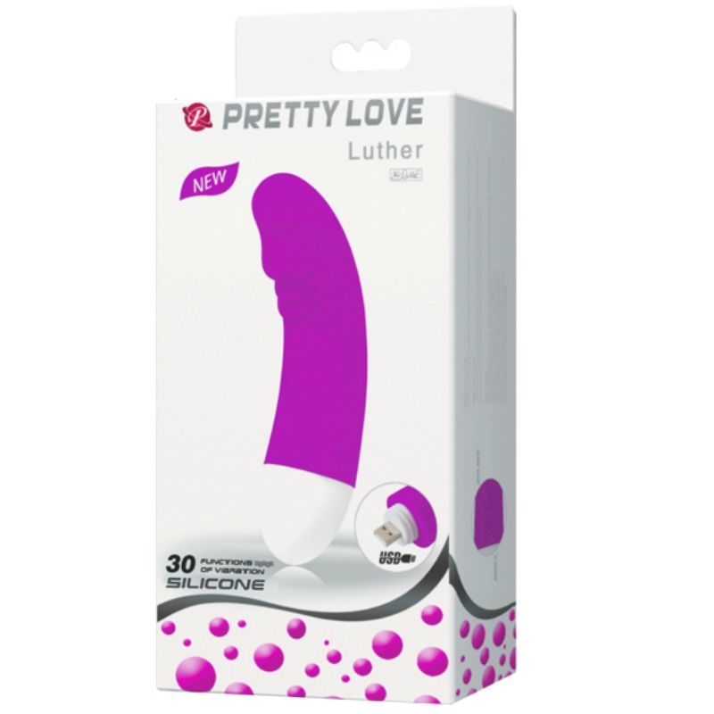 PRETTY LOVE - LUTHER MINI VIBRATOR 30 VIBRATION MODES - 53Xshop