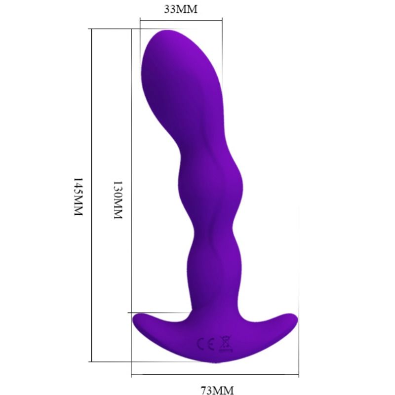 PRETTY LOVE - ANAL MASSAGER 12 LILAC VIBRATION MODES - 53Xshop