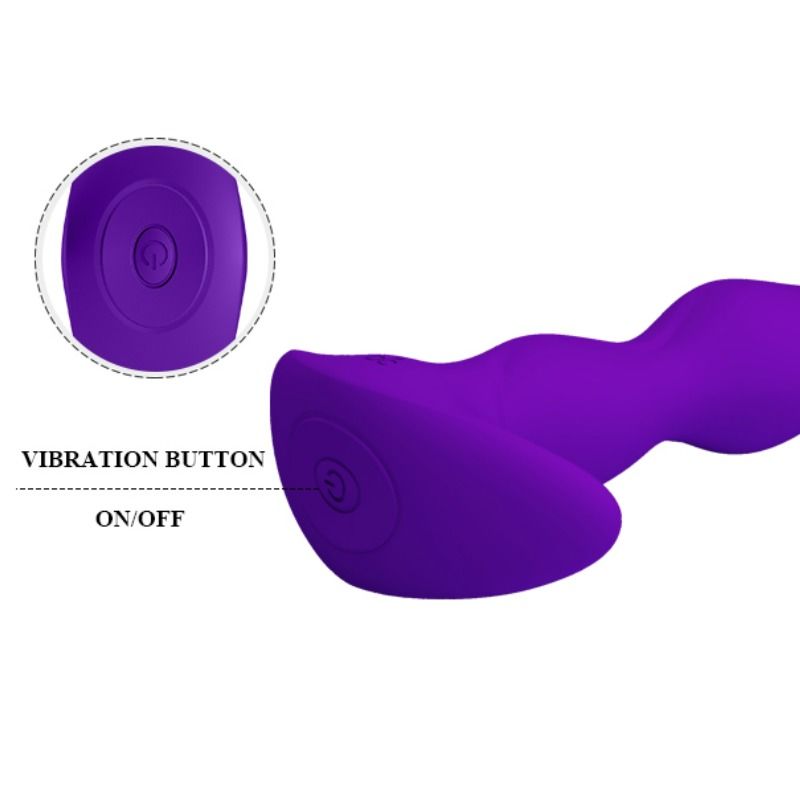 PRETTY LOVE - ANAL MASSAGER 12 LILAC VIBRATION MODES - 53Xshop