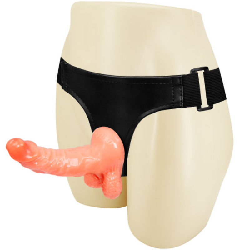 BAILE - HARNESS WITH REALISTIC PENIS AND ULTRA PASSIONATE ADJUSTABLE PANTIES 15.5 CM - 53Xshop