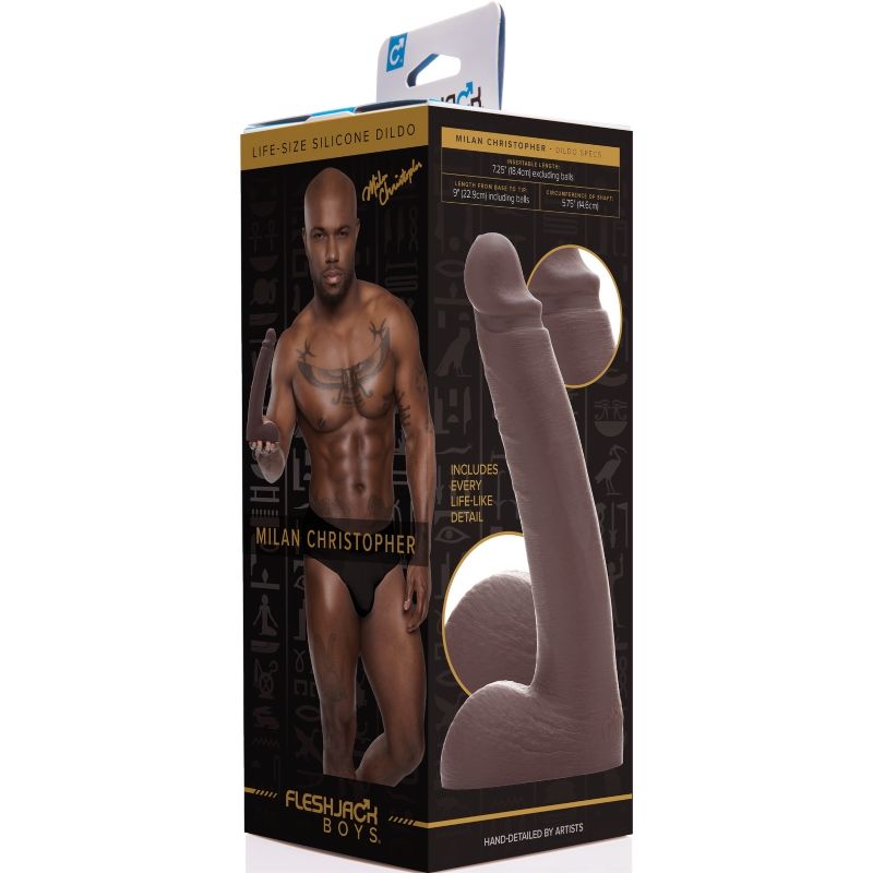 FLESHJACK - MILAN CHRISTOPHER DILDO 18.4 CM - 53Xshop