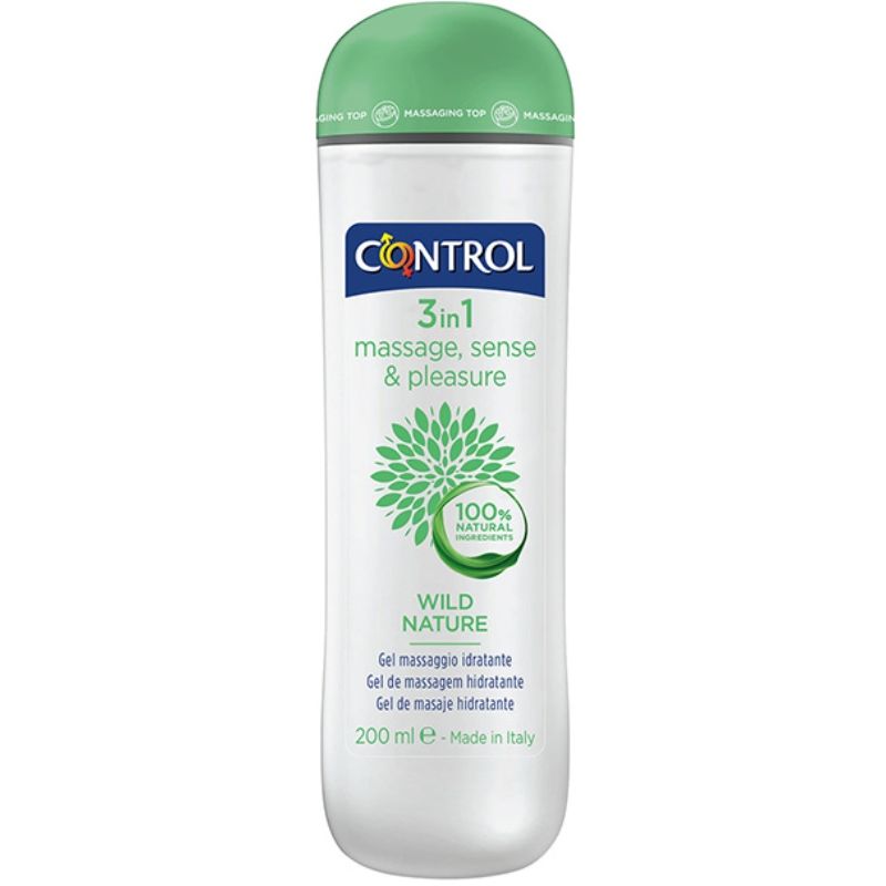 CONTROL - WILD NATURE GEL MASAJE 3 EN 1 200 ML - 53Xshop