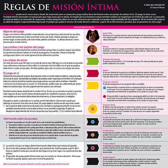 TEASE & PLEASE - INTIMATE MISSION ORIGINAL EDITION - 53Xshop