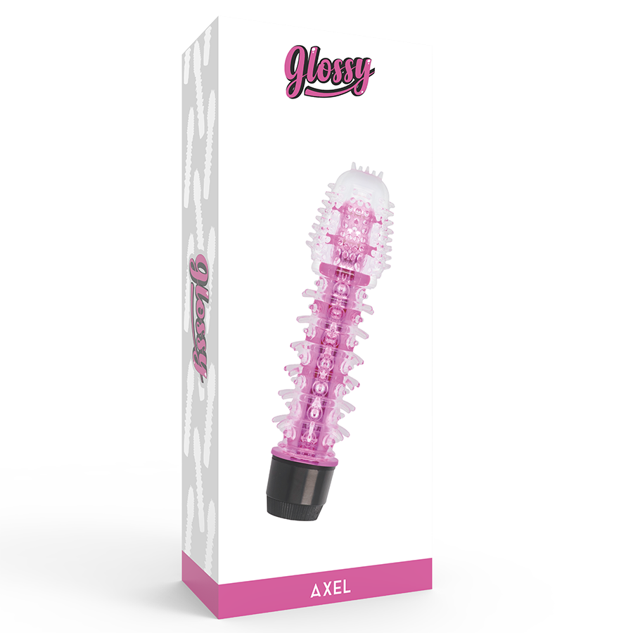 GLOSSY - AXEL VIBRATOR PINK - 53Xshop