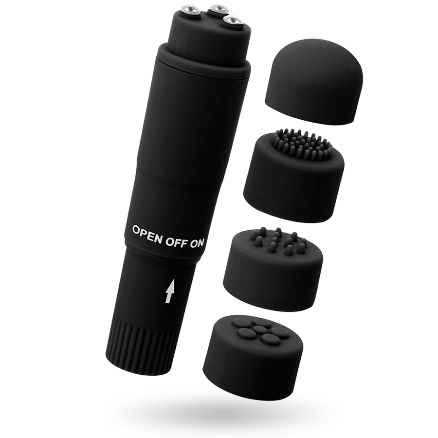 GLOSSY - KURT POCKET MASSAGER BLACK - 53Xshop