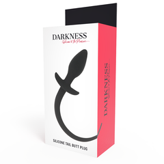 DARKNESS - ANAL PLUG 28 CM BLACK SILICONE - 53Xshop