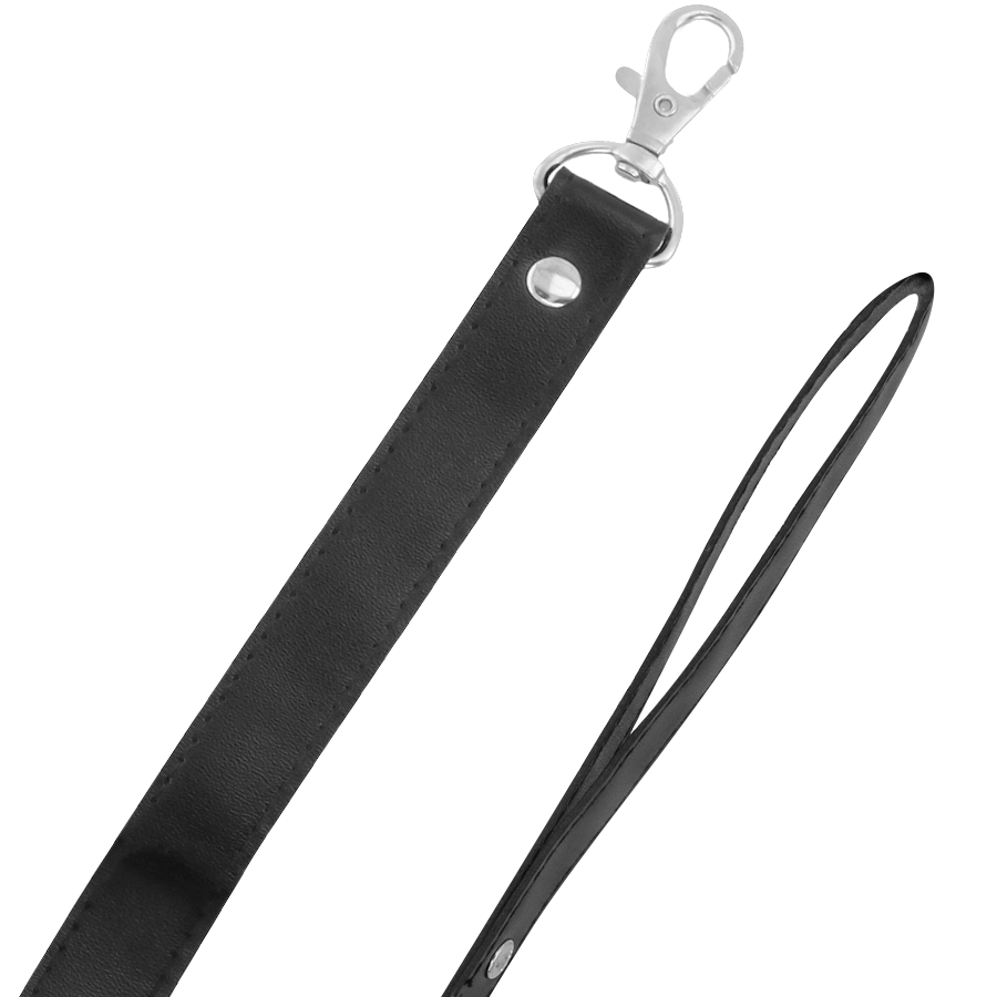 DARKNESS - POSTURE NECKLACE WITH LEATHER CHAIN - 53Xshop