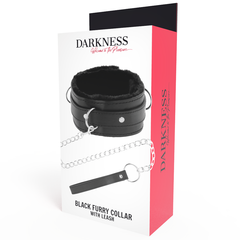 DARKNESS - COMFORTABLE POSTURE NECKLACE WITH LEATHER CHAIN - 53Xshop