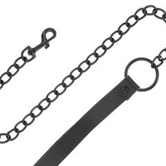 DARKNESS - BLACK NECKLACE WITH CHAIN - 53Xshop