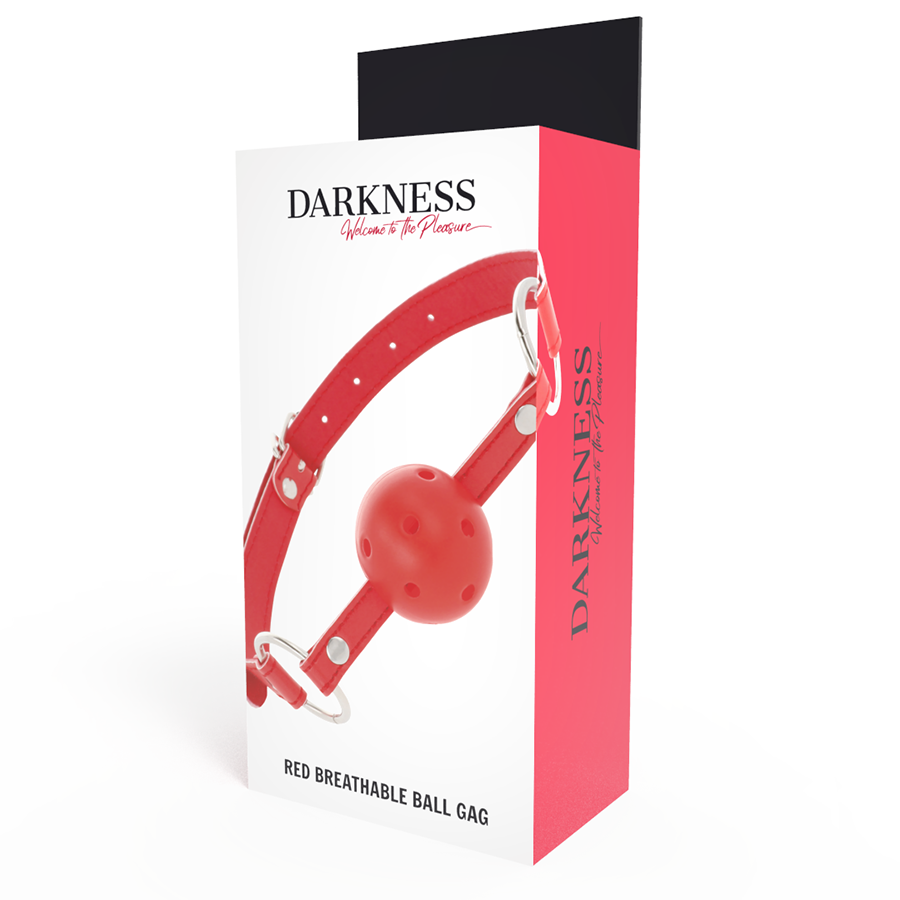 DARKNESS - RED BREATHABLE GAG - 53Xshop