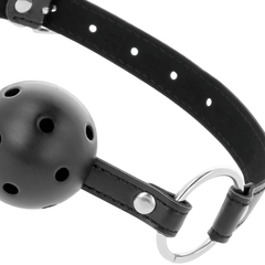 DARKNESS - BLACK BREATHABLE GAG - 53Xshop