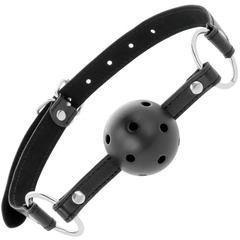 DARKNESS - BLACK BREATHABLE GAG - 53Xshop