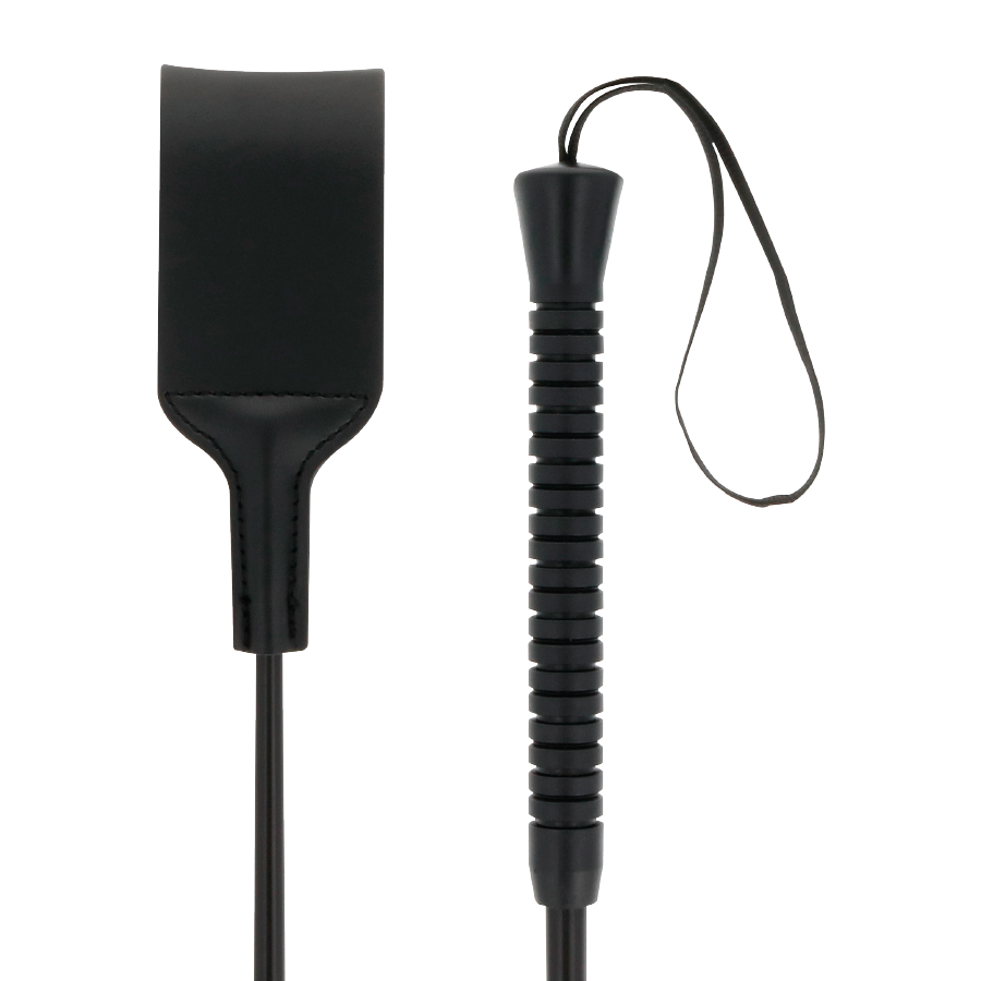 DARKNESS - FETISH BLACK WIDE BDSM WHIP - 53Xshop
