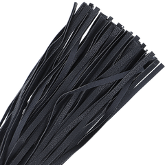 DARKNESS - BLACK BONDAGE WHIP 42CM LEATHER - 53Xshop