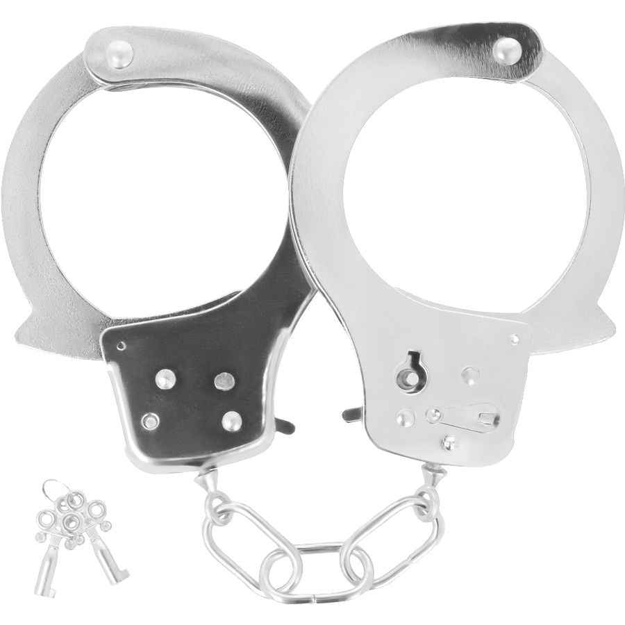 DARKNESS - METAL ANKLE HANDCUFFS WITH KEYS - 53Xshop