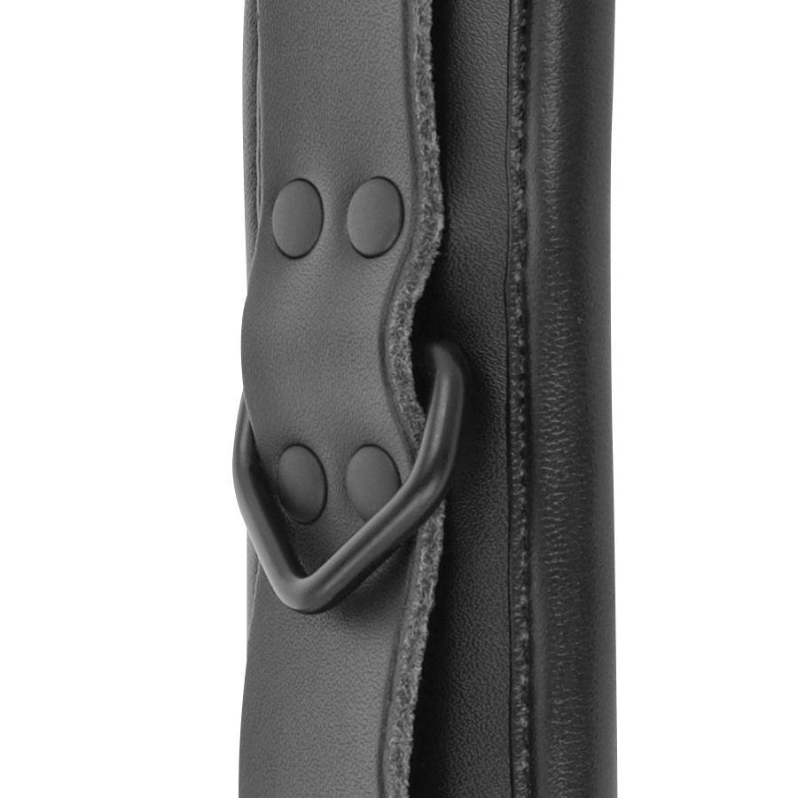 DARKNESS - ADJUSTABLE BLACK LEATHER HANDS HANDCUFFS - 53Xshop