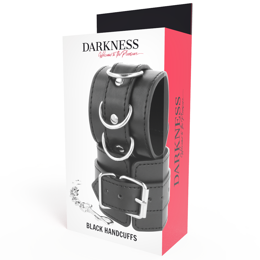 DARKNESS - BLACK HANDCUFFS - 53Xshop