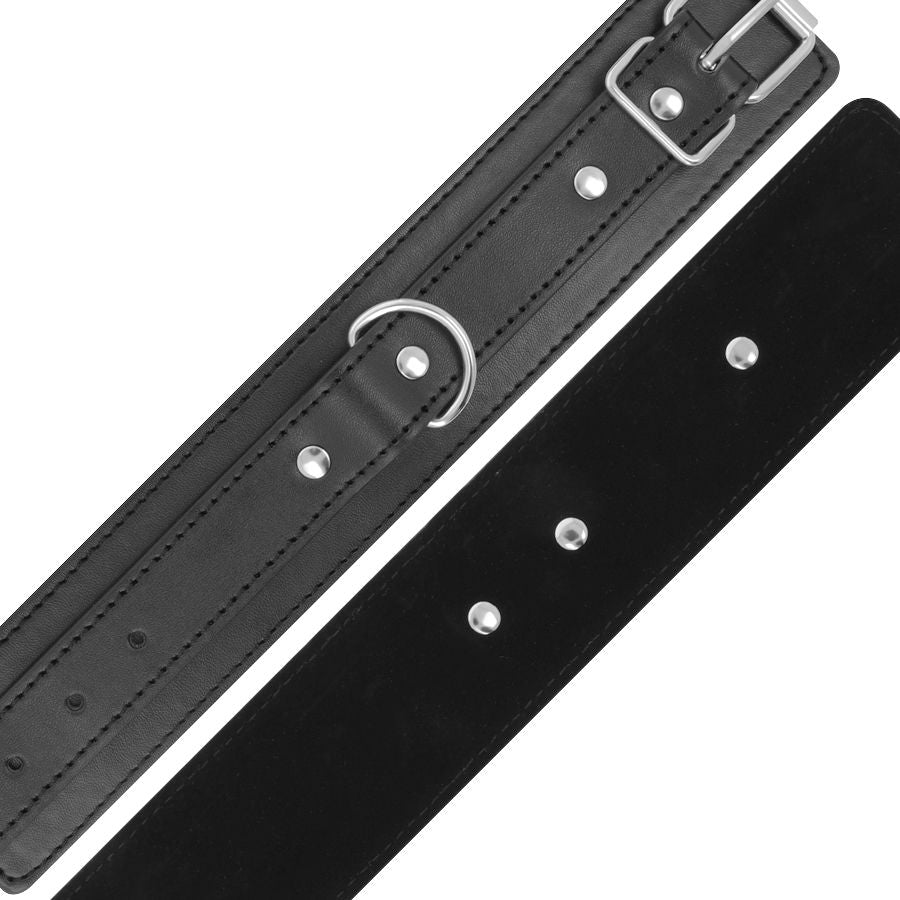 DARKNESS - BLACK ADJUSTABLE HANDCUFFS WITH DOUBLE REINFORCEMENT TAPE - 53Xshop