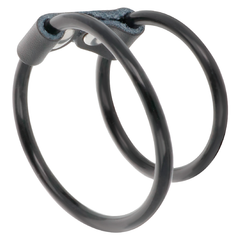 DARKNESS - DOUBLE FLEXIBLE PENIS RING - 53Xshop