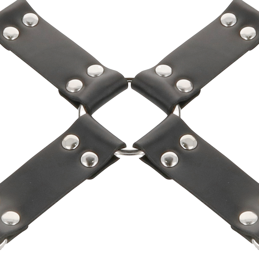 DARKNESS - LEATHER HANDCUFFS FOR FOOT AND HANDS BLACK - 53Xshop