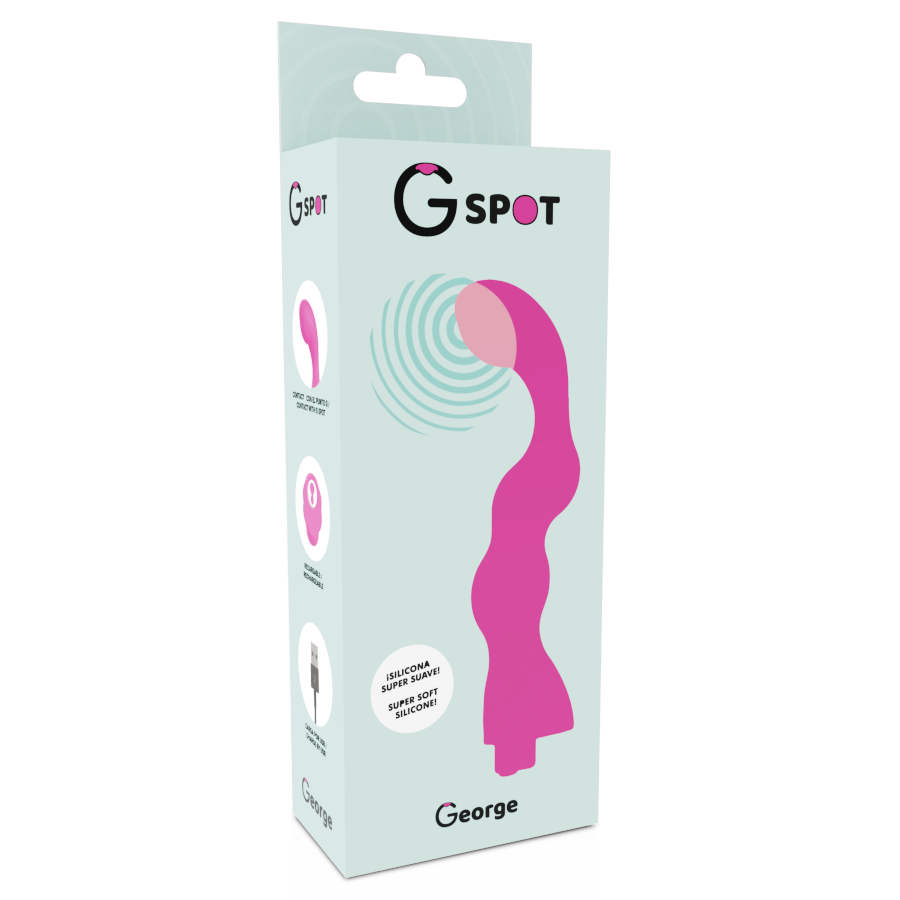 G-SPOT - GEORGE G-SPOT VIBRATOR GUM PINK - 53Xshop