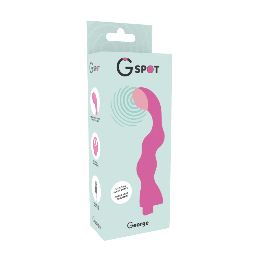 G-SPOT - GEORGE G-SPOT VIBRATOR GUM PINK - 53Xshop