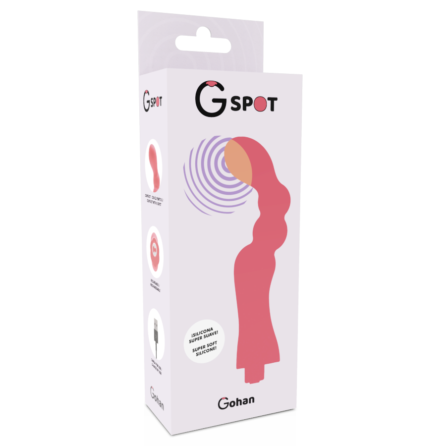 G-SPOT - GOHAH VIBRATOR LIGHT RED - 53Xshop