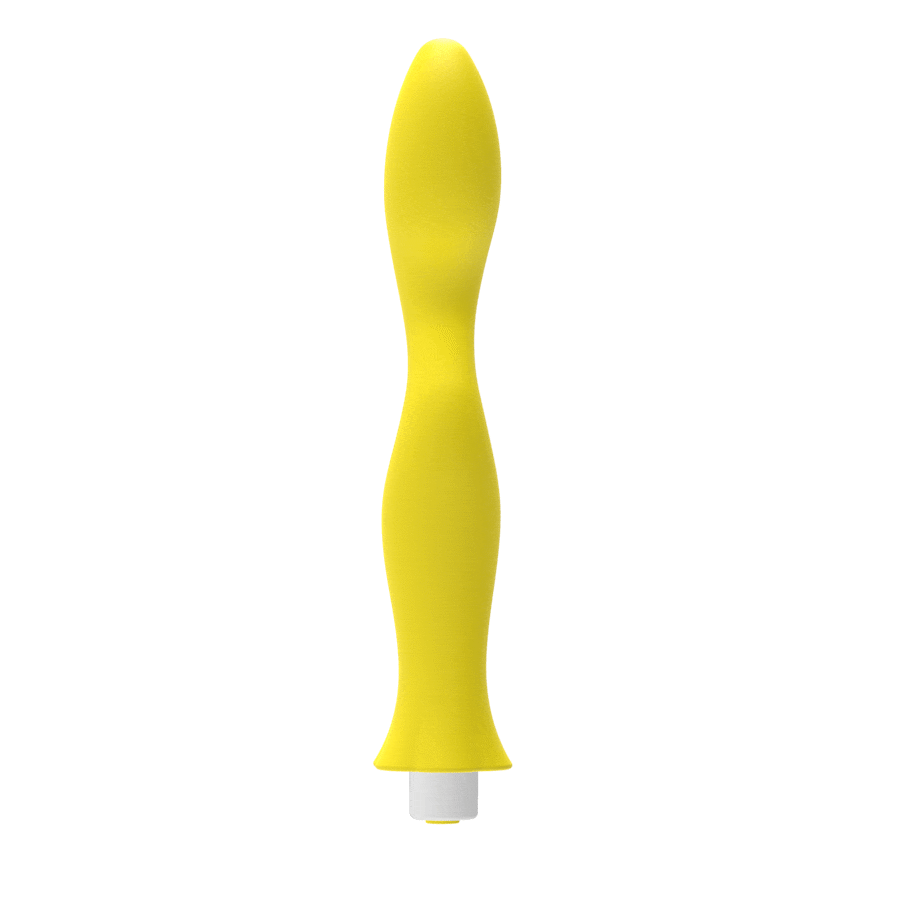 G-SPOT - GAVYN G-SPOT VIBRATOR YELLOW - 53Xshop