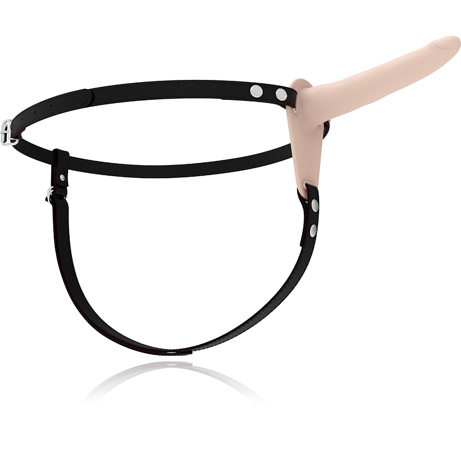 FETISH SUBMISSIVE HARNESS - FLESH SILICONE 15 CM - 53Xshop