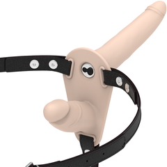 FETISH SUBMISSIVE HARNESS - DOUBLE PENETRATION FLESH UP VIBRATOR - 53Xshop